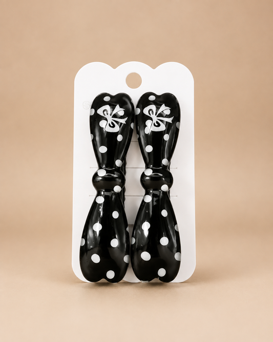 Girls' Bow-Shaped Hair Clips