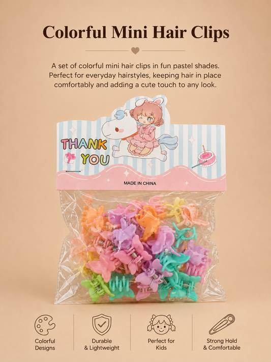 Colorful Mini Hair Clips